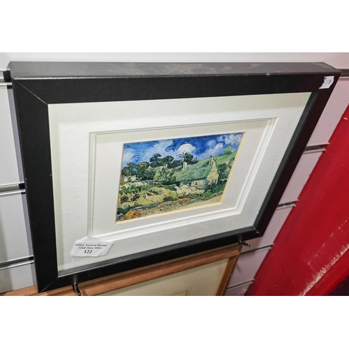 122 - Frame Print Of A Cottage