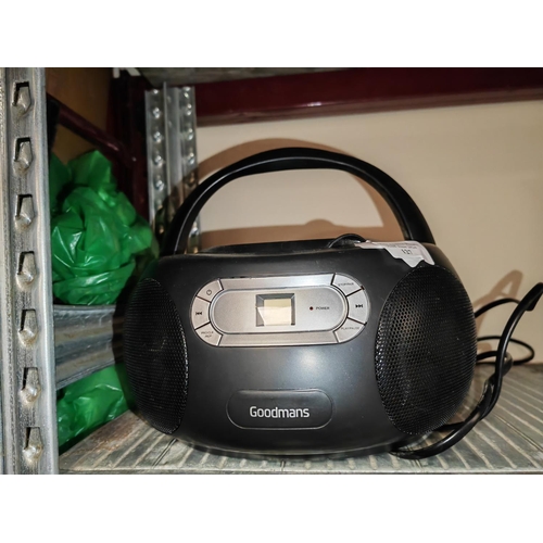 127 - Goodman'S Portable Cd Radio Cassette Player