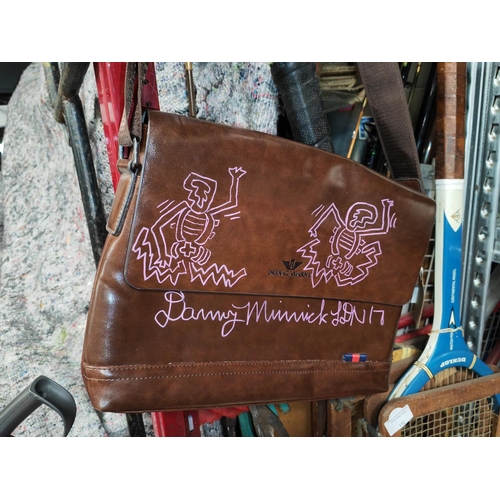 137 - Unique Leather Messenger Bag