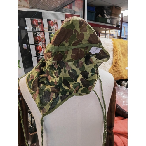 26 - Snipers Helmet Cover With Face Veil