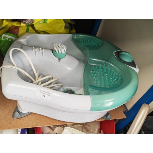 31 - Babyliss Electric Foot Spa Tested And Working