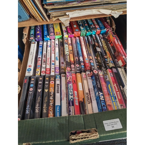 35 - 2 Boxes Of Dvd'S