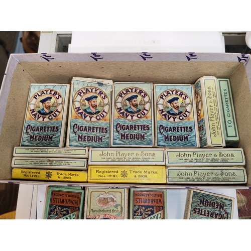 401 - Shoe Box Of Cigarette Card Sets In Boxes Including Wills, Woodbine, Players And Ardath