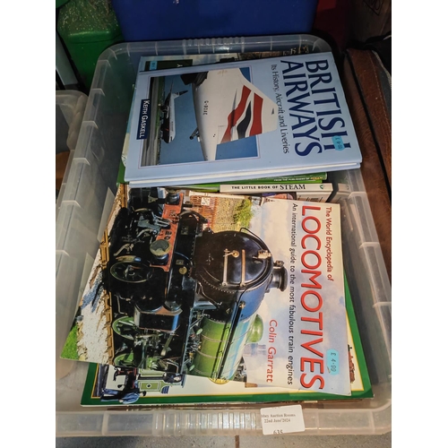 635 - Box Of Transport Books, British Railway, British Airways Etc