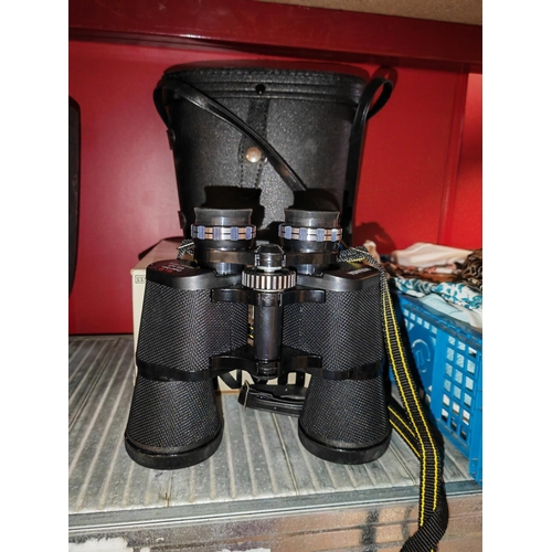 645 - Pair Of Miranda Wide Angled Binoculars With Box