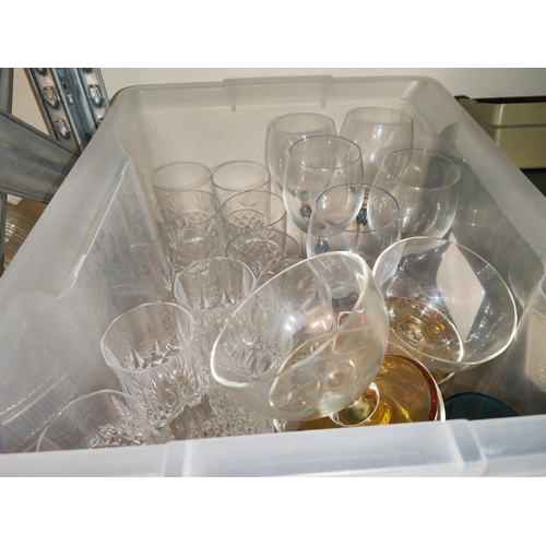 658 - Box Of Drinking Glasses