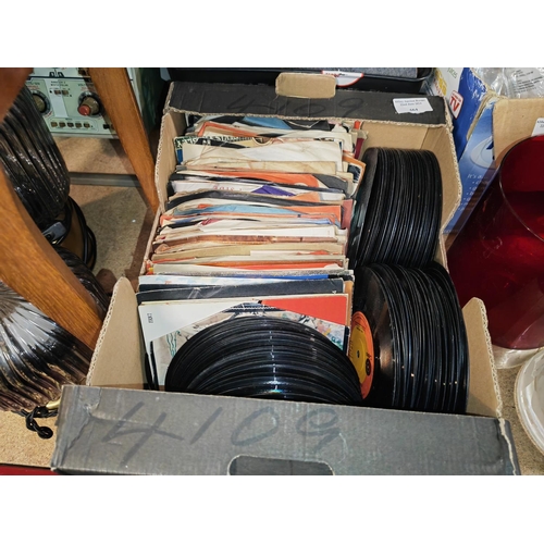 664 - Box Of Single Records