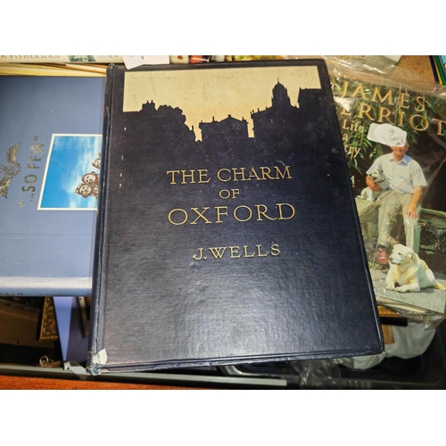 9 - Book The Charm Of Oxford By J Wells, 1st, 1920, Inscription, Illustrated By W G Blackall, 26 Plates,... 