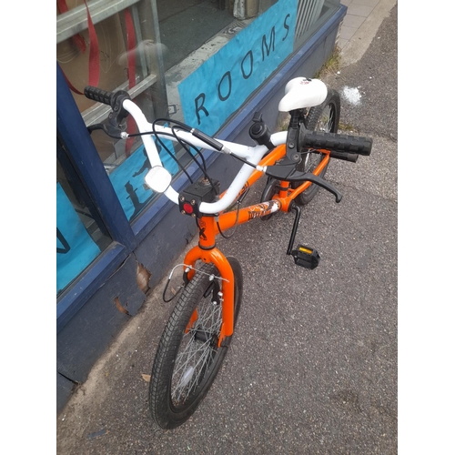 45 - Bmx Orange X-Rated Childs Push Bike