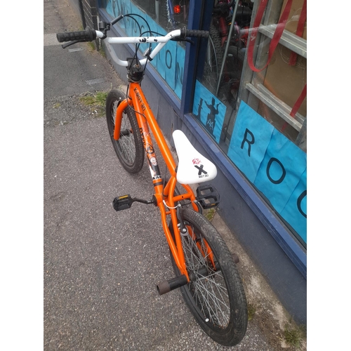 45 - Bmx Orange X-Rated Childs Push Bike