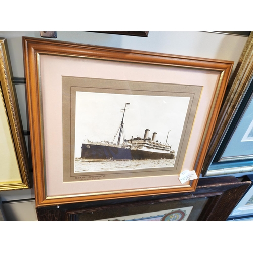 114 - Framed Print Of Rms Otranto Ship