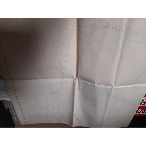 3 - Fold Out Plan Of Brands Hatch Motor Racing Circuit In Kent, Creased In Places