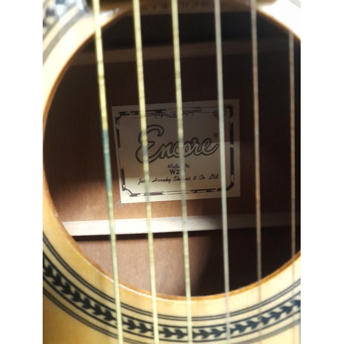 52 - Encore Accoustics Guitar With Bag