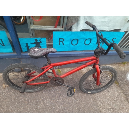 66 - Bmx Red Childs Push Bike