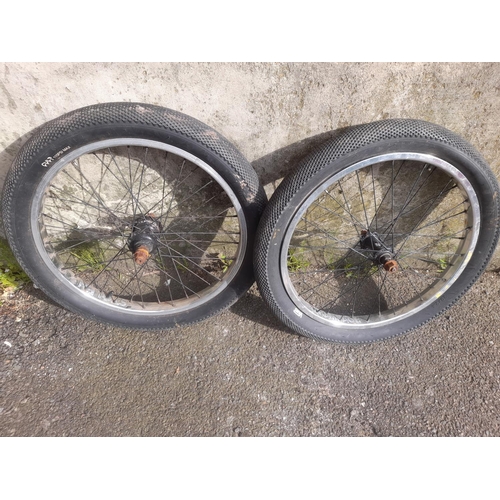 71 - 2 Bmx Wheels With Van Tyres