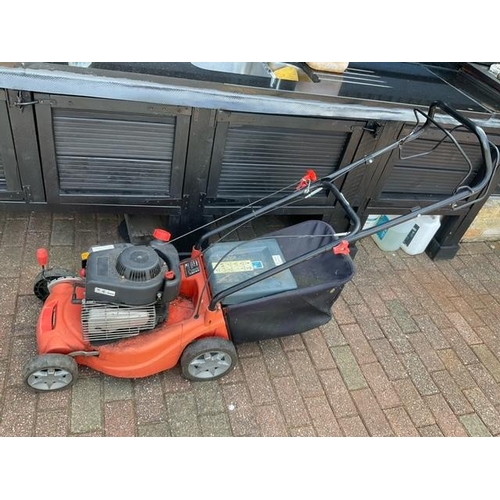 785 - Sovereign Self Propelled Petrol Lawn Mower In Working Needs A Tuner Up And Primer Bulb