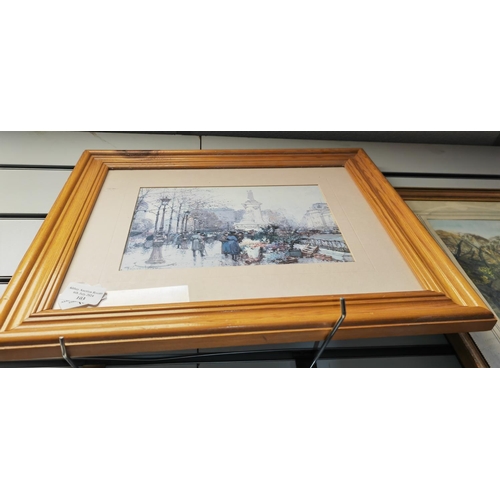 103 - Framed Print Of Street Scene