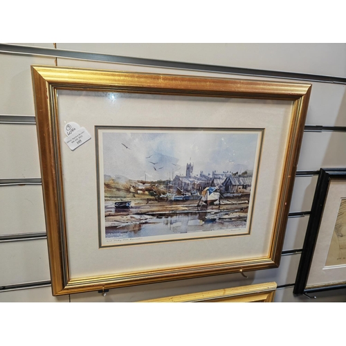 105 - Ray Balkwill, Shelley Gut In Exmouth, Ltd Edition Artists Proof, Signed Glazed & Framed, Frame Appro... 