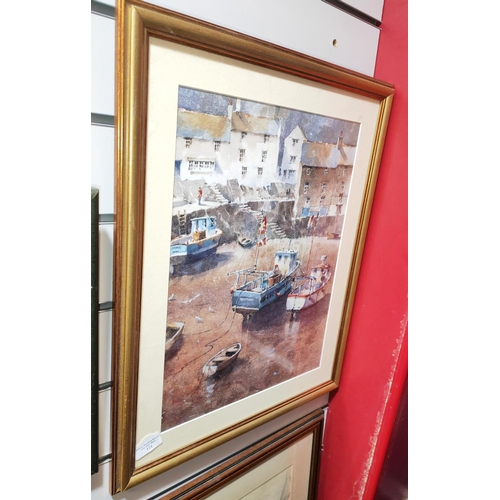 121 - Framed Print Of A Boating Scene