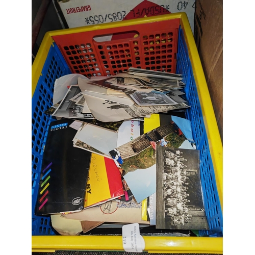 219 - Large Crate Of Social History Photo'S, Postcards And Ephemera