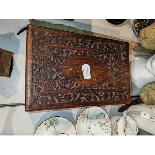 570 - Wooden Carved Box