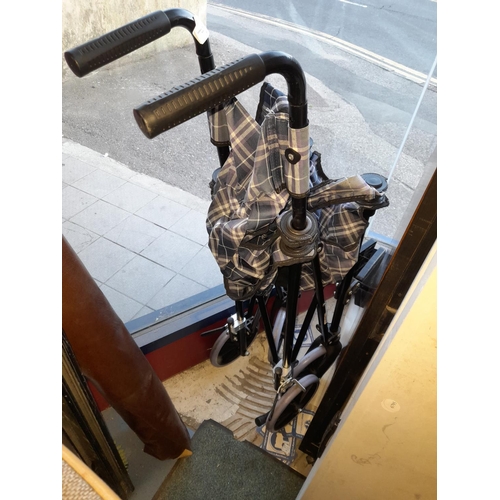 60 - Portable Foldable Wheelchair Very Good Condition