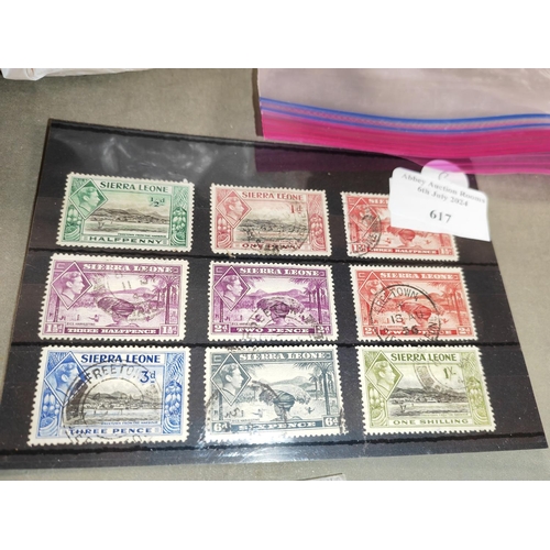 617 - George V1 Sierra Leone Stamps