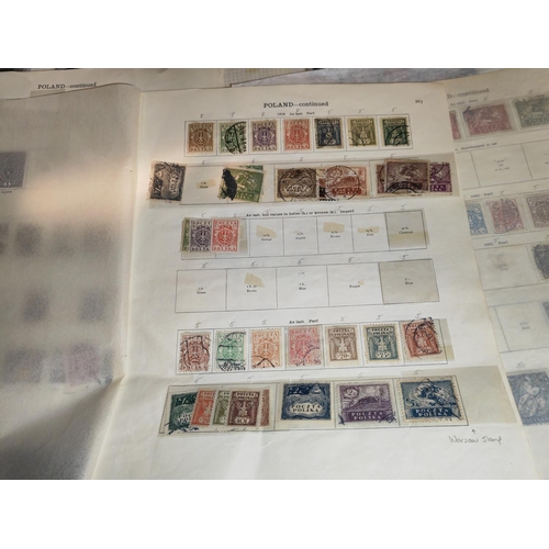 632 - Selection Of Older Polish Stamps On Pages