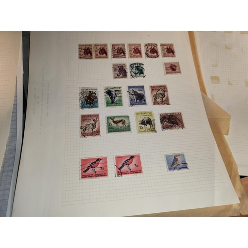 636 - Selection Of Commonwealth Issues Stamps On Pages