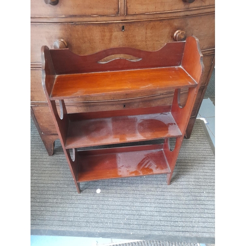 89 - Edwardian Small Mahogany Freestanding Bookcase