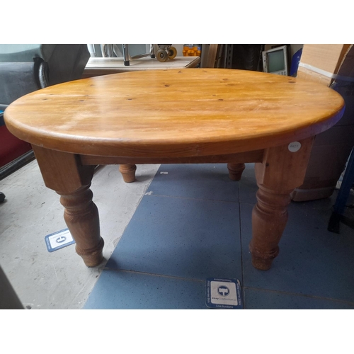 74 - Pine Round Coffee Table