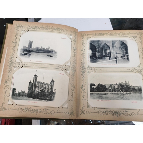 411 - Postcard Album With Some Postcards