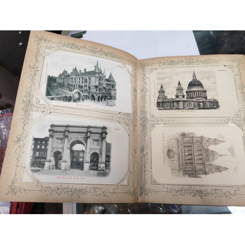 411 - Postcard Album With Some Postcards