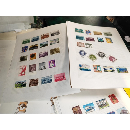 629 - Selection Of Japanese Stamps On Pages