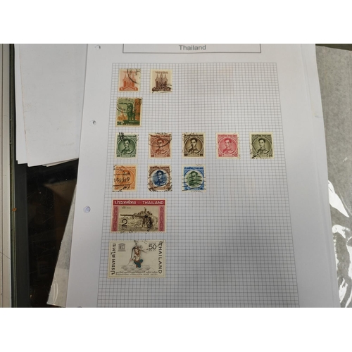 642 - Selection Of Thailand Stamps On Pages