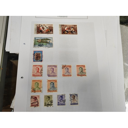 642 - Selection Of Thailand Stamps On Pages