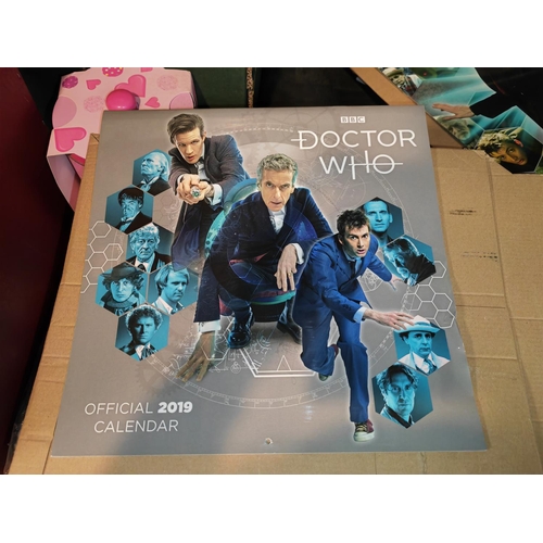 650 - Star Wars And 2 Dr Who Calendars