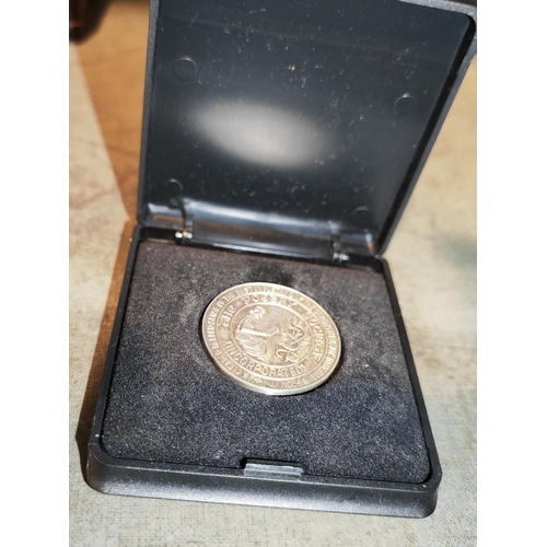 360 - Hallmarked 1962 Silver Poets Society Medal