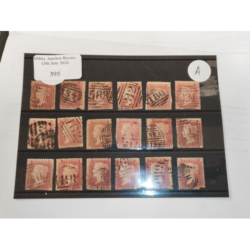 395 - 18 X Penny Red Stamps