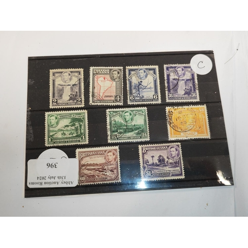 396 - George V1 British Guiana Stamps To $1