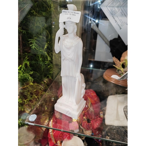 419 - Alabaster Athena Statue