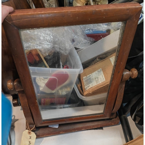 424 - Antique Swing Mirror