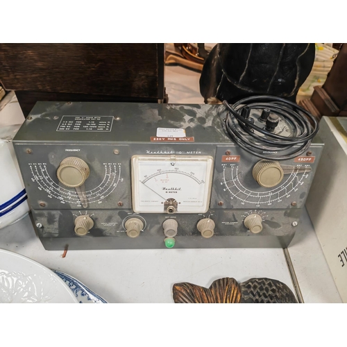 448 - Heathkit 220V Voltameter Rmf Only