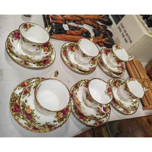 452 - Royal Albert Old Country Part Teaset, 6 Trio'S