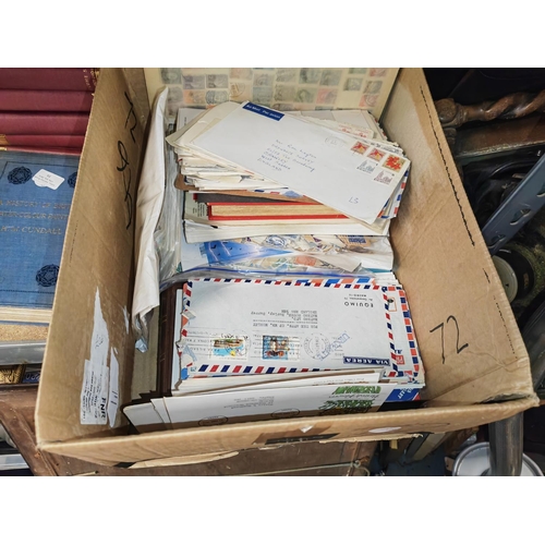 17 - Large Box Of Stamps, Albums And Covers