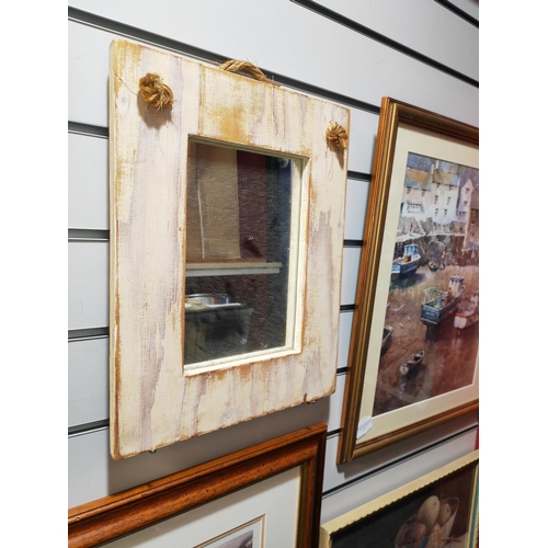 113 - 2 Small Framed Mirrors