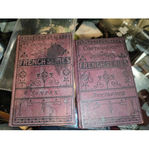 302 - 1900 French Grammar Books X 2