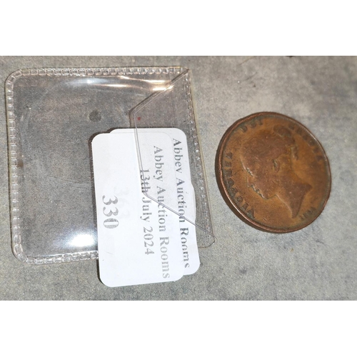 330 - 1854 Penny