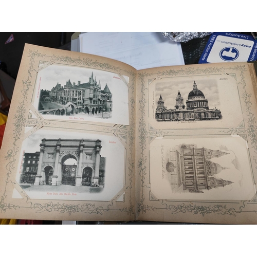 405 - Postcard Album With Some Postcards