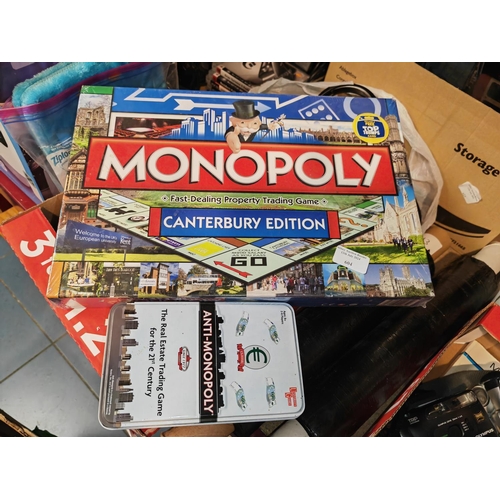 604 - Limited Edition Canterbury Edition Sealed Plus Anti Monopoly Game In Tin